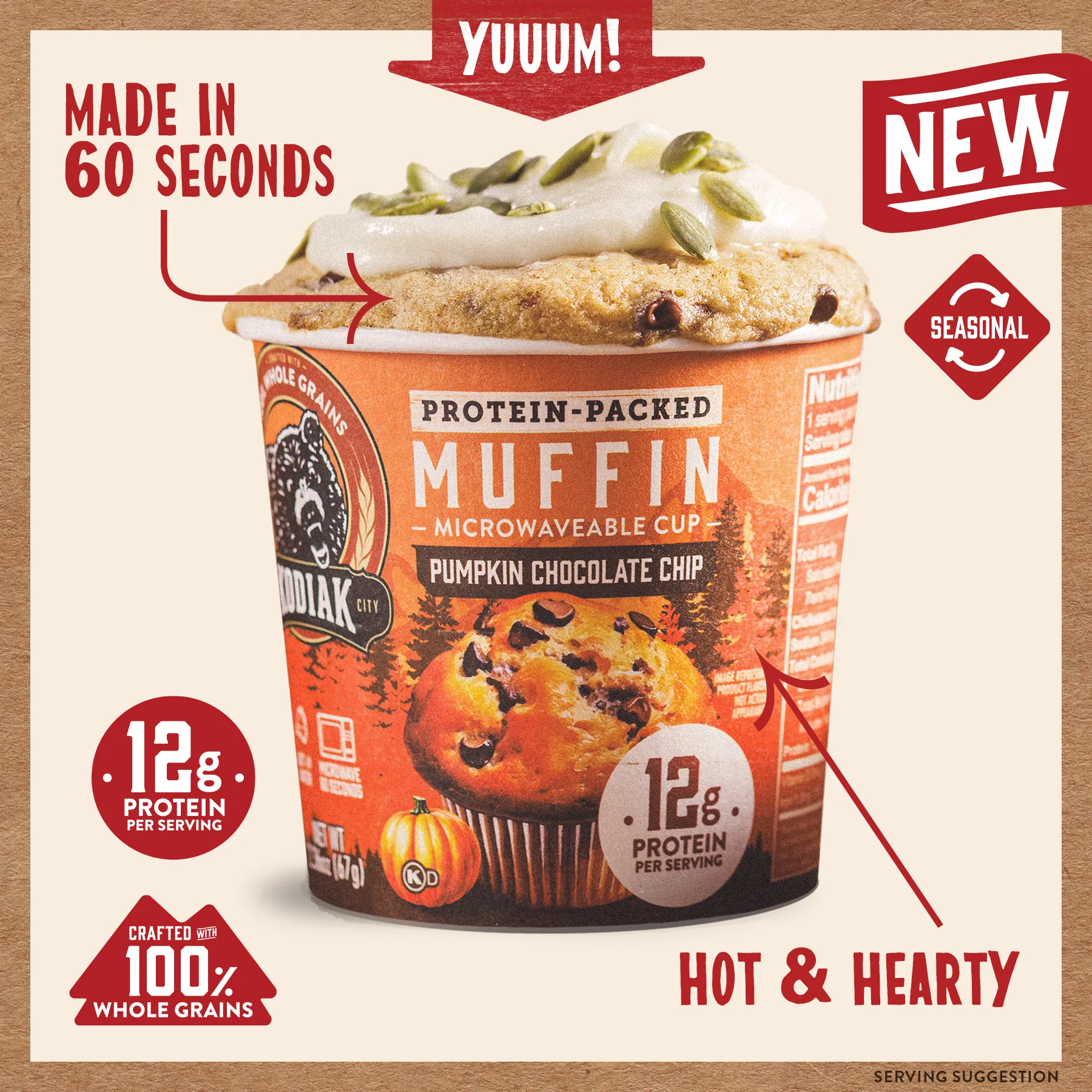 Pumpkin Chocolate Chip Minute Muffin - Image 3